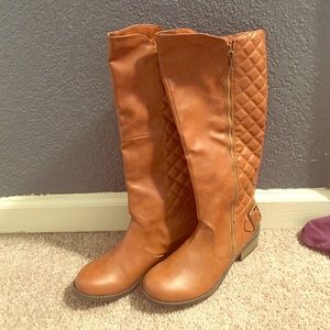 Tan Riding Boots