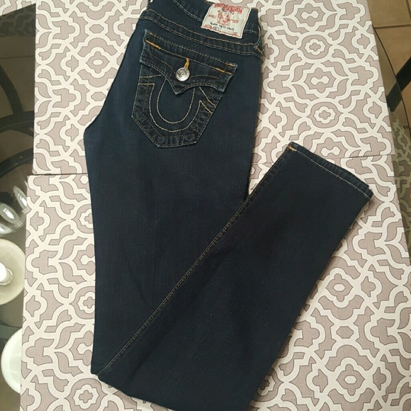 True Religion Skinny Jeans size 26.... 28 inseam