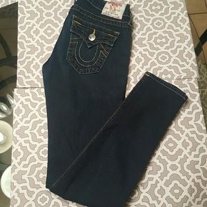 True Religion Skinny Jeans size 26.... 28 inseam