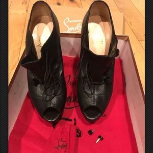 SOLD** Christian Louboutin NAPPA ankle booties
