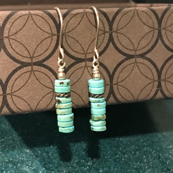 Turquoise Small Dangle Earrings