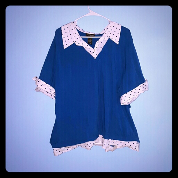 Collared v-neck top*lowest price*
