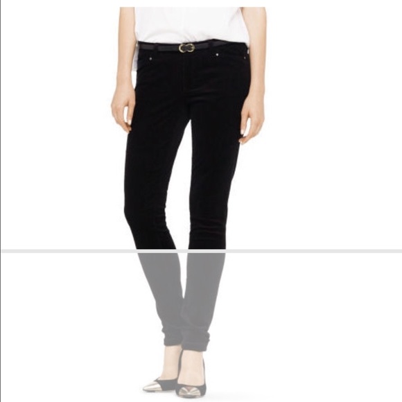 Club Monaco Black Cords (Violet Solid Skinny Cord)