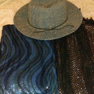 Beautiful hat and scarfs combo