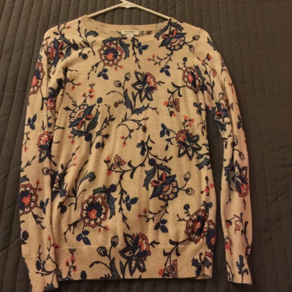 Old navy floral sweater