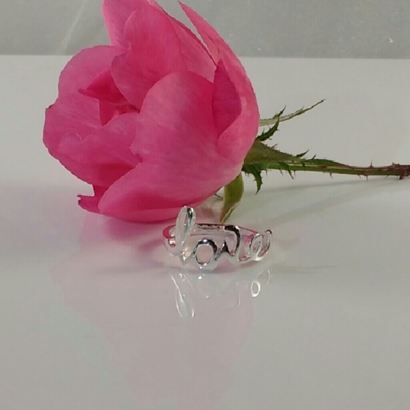 Sterling Silver Love Ring - Picture 3 of 5