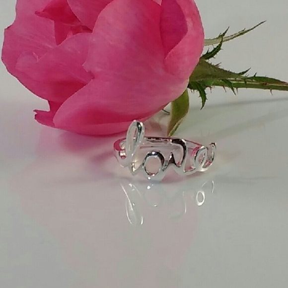 Sterling Silver Love Ring - Picture 4 of 5