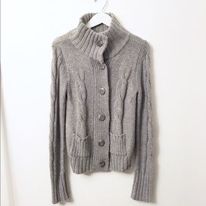 American Eagle Outfitters Sweaters - Grey Knitted High Neck Sweater American Eagle Outfitters Sweaters - Grey Knitted High Neck Sweater