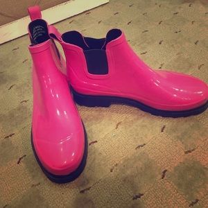 Nine West Pink Ankle Snow/Rain Boots