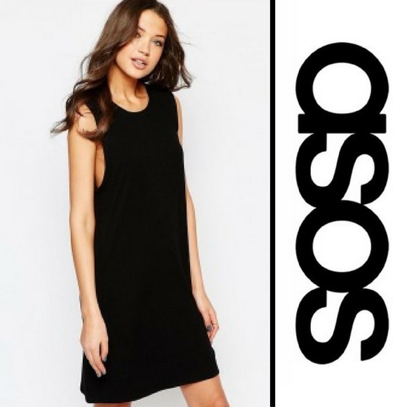 ASOS drop armhole sleeveless dress