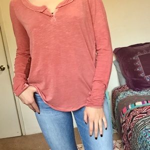 Free People lace tee