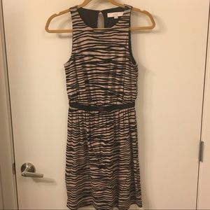 Zebra print dress - LOFT