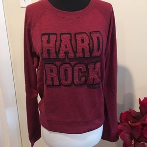 Hard Rock Cafe Orlando Vintage Red Fleece Medium