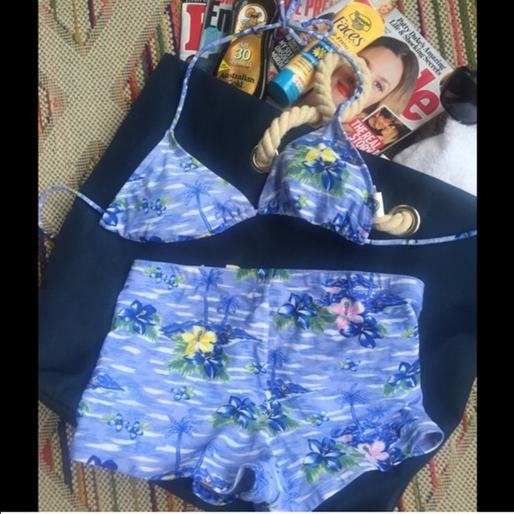 summer girl Other - Sale! Super cute bikini top  w/boy shorts