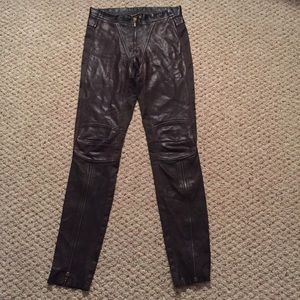 PLEIN SUD (authentic) - Lamb Leather Pants
