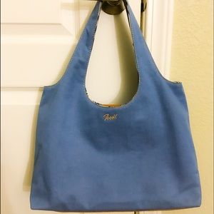 Fossil Denim Hobo Purse