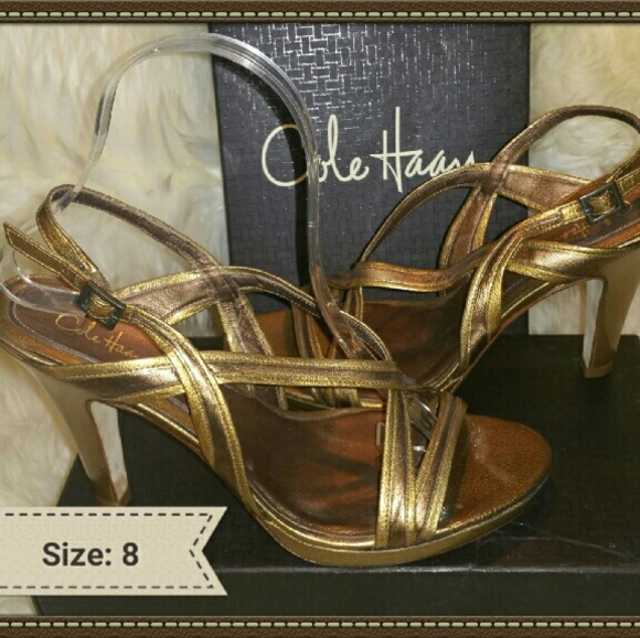 Cole Haan Tiana Sandal Copper Heels