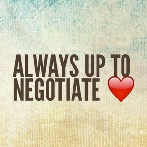 Don't hesitate to make an offer 💖