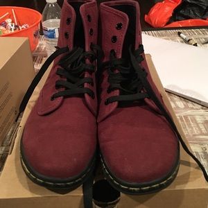 Burgundy Dr. Martens