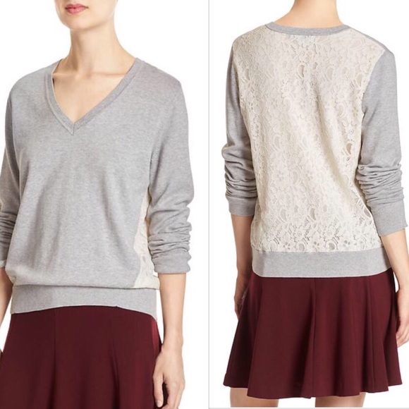 Banana Republic Lace-Back Sweater - Picture 2 of 4