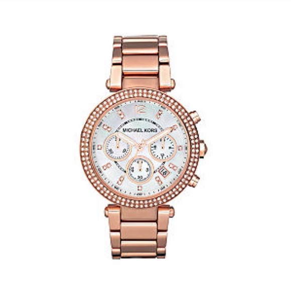 Michael Kors Rose Gold Parker Watch