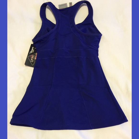NWT ATHLETA PURPLE BLUE WORKOUT TOP - XXS - Picture 2 of 3