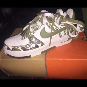 Nike Air Force 1 High Military Green Double Buckles Women Men New Year Deals, Price: $88.66 