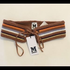 M Missoni woven belt