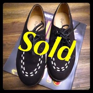 Creepers White Stitching