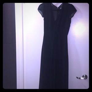 Black maxi reformation dress - xs