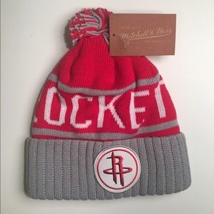 Mitchell & Ness Knitted Hat (Houston Rockets NBA)