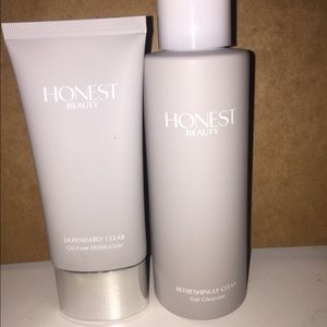 Honest beauty cleaner and moisturizer