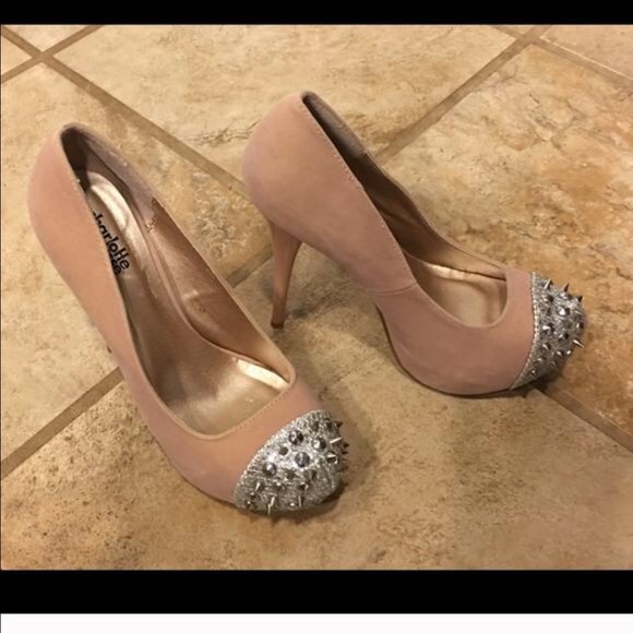 Studded high heels