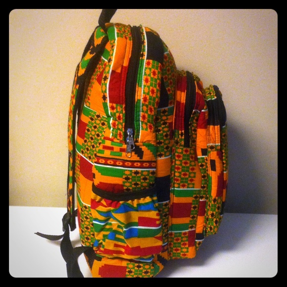 African handmade backpack