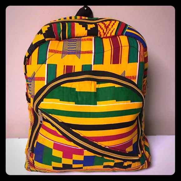 African handmade backpack
