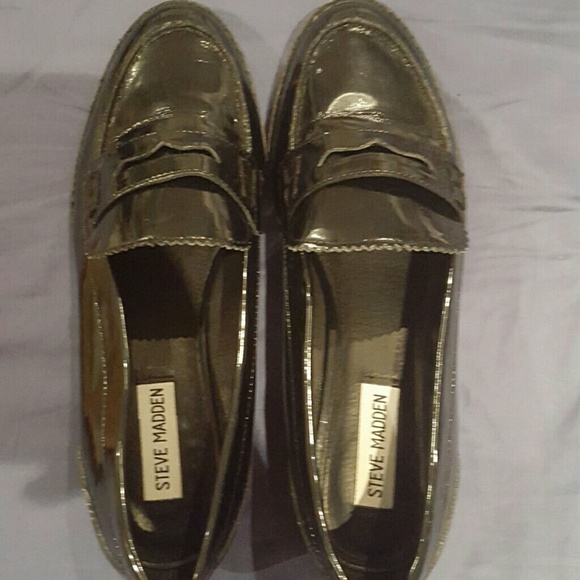 Steve madden women's leather loafers