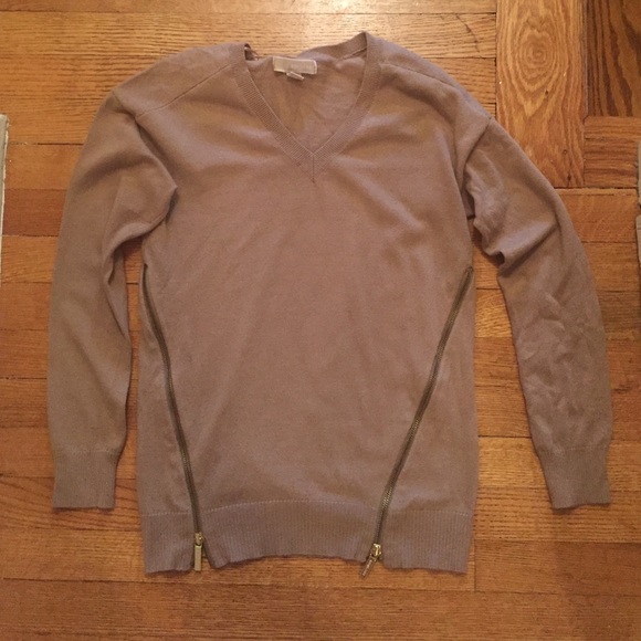 Camel long sleeved Michael Kors sweater