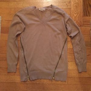 Camel long sleeved Michael Kors sweater