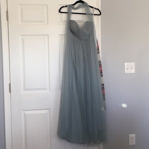 Jenny too annabell dress BHLDN ceil blue size 0