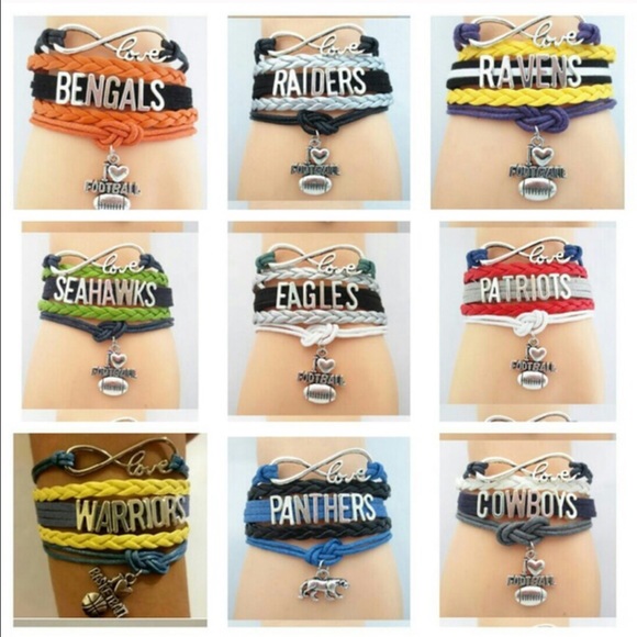 NWT NFL , NBA Football, basketball, baseball bracelets - Picture 2 of 7