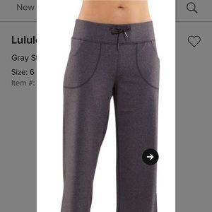 Wide leg lululemon "still" pants