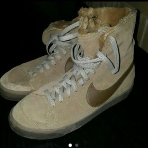 Fur Lined Nike Sneakers