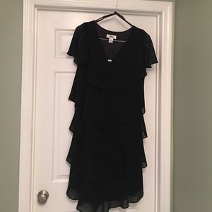 Party Dress. Black. Size 14.  By Patra.