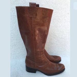 Nine West "Pardon" Leather Knee high Riding Boot 7