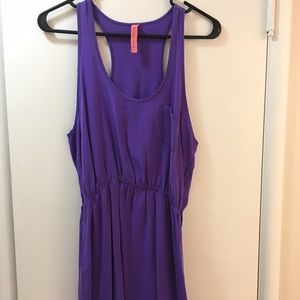 Racerback Eight Sixty Silk Dress