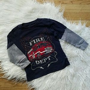 Boy's 'Fire Dept Top **Back to School**