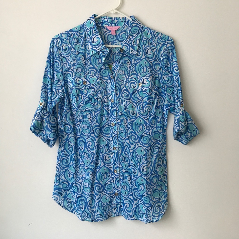 Lilly Pulitzer "Cruiser Shirt"
