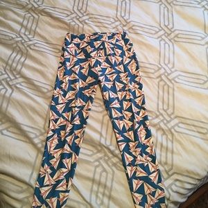 Lularoe Airplane UNICORN Leggings OS