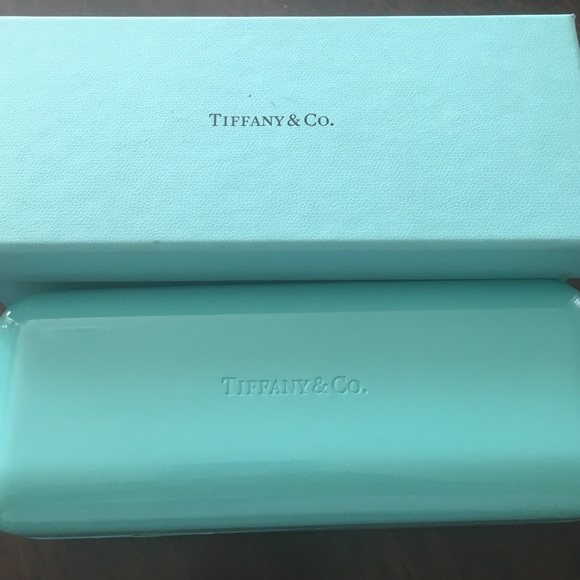Tiffany & Co.  Eyeglass case and box.
