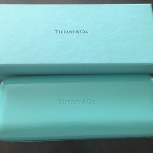 Tiffany & Co.  Eyeglass case and box.